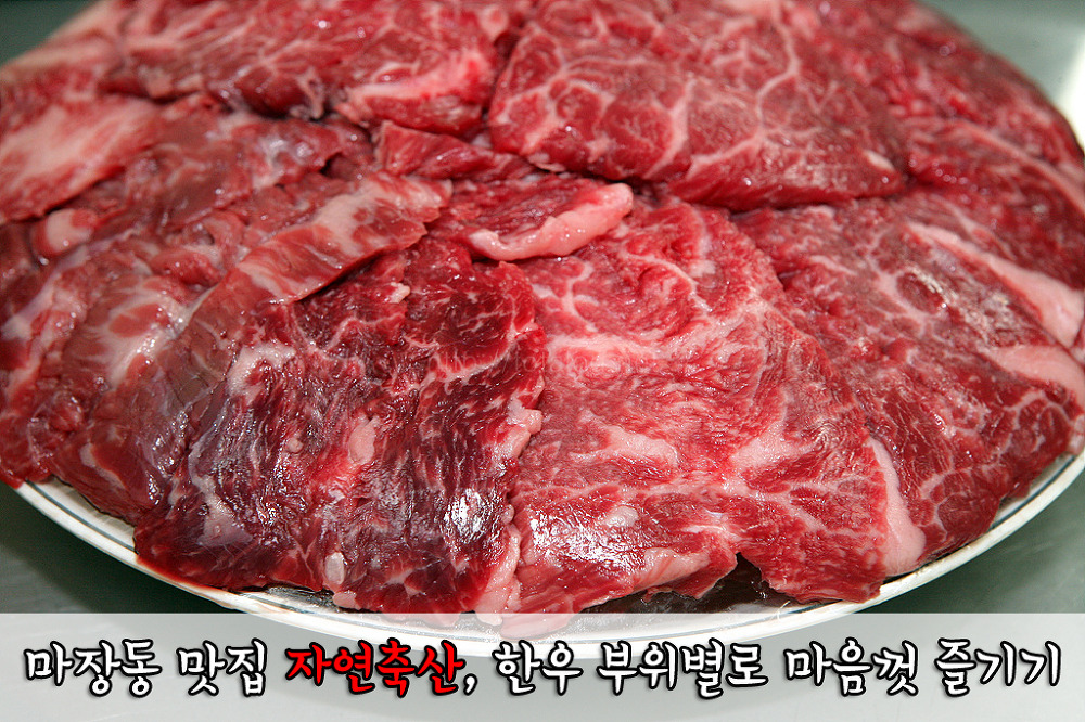 마장동 맛집 자연축산, 한우 부위별로 마음껏 즐기기 :: 토털로그